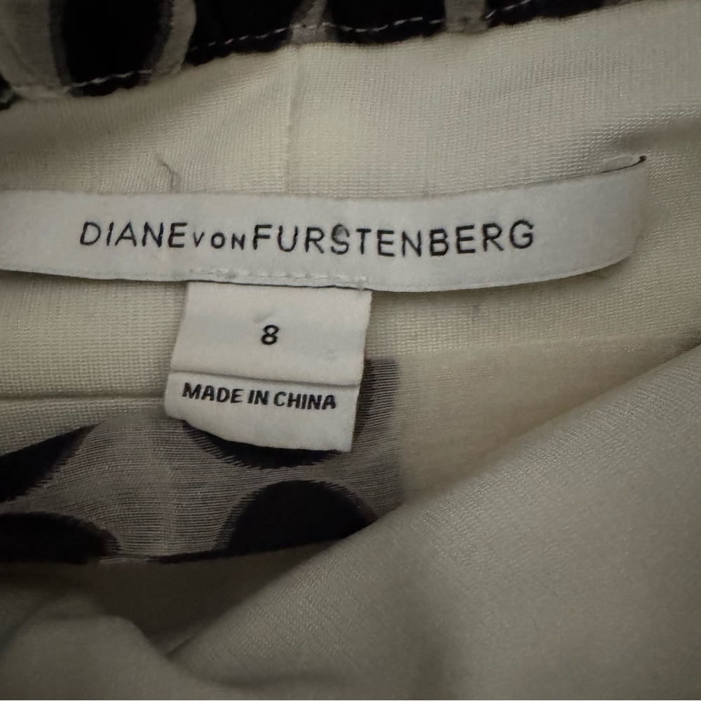 Diane Von Furstenberg Antonella Degrade Strapless Polka Dot Dress Size 8 - Picture 7 of 7